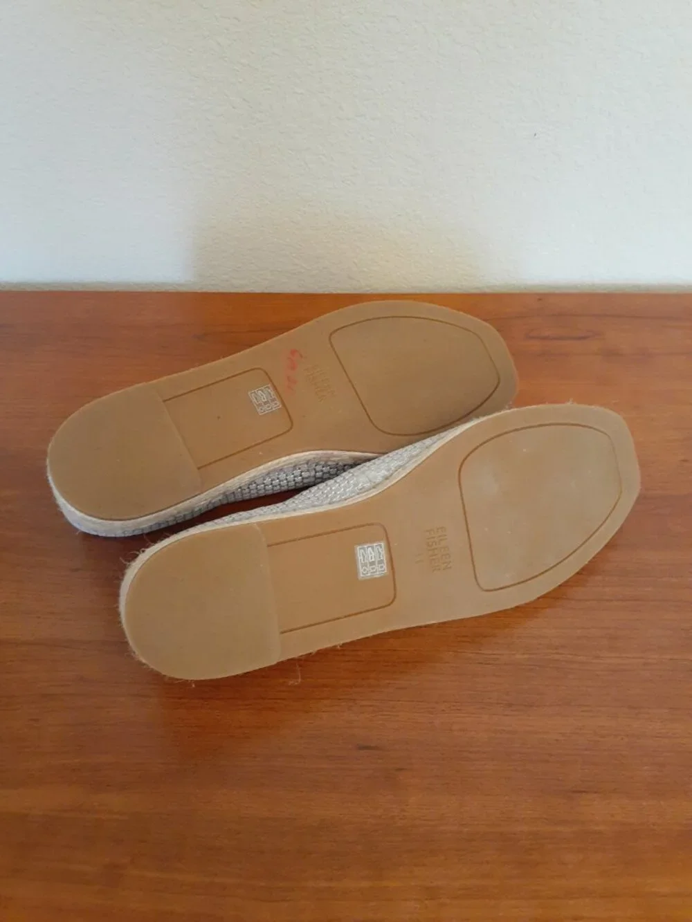 Eileen Fisher Petals Metallic Espadrilles Flats